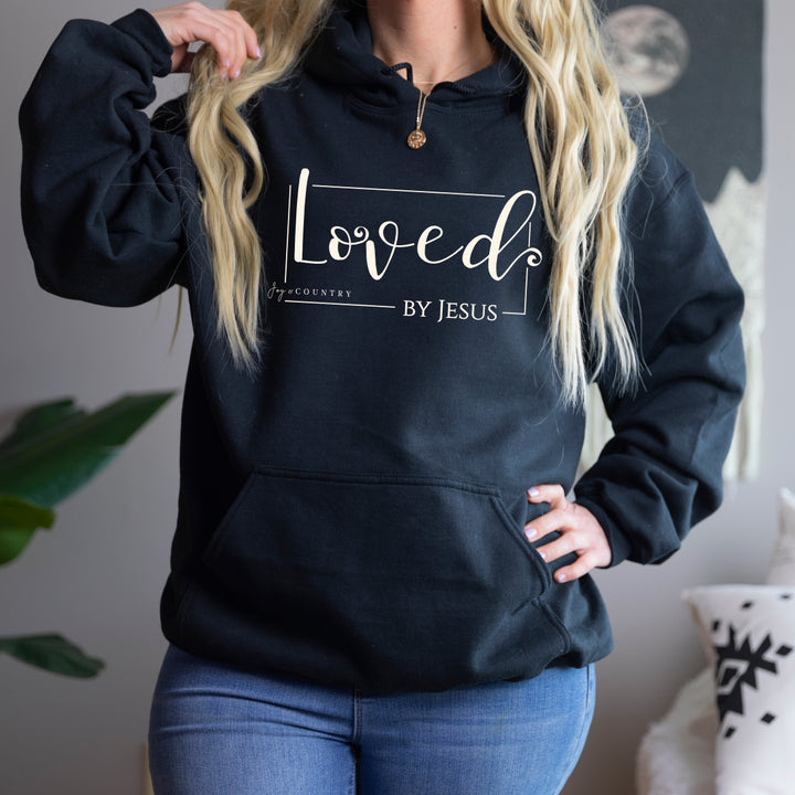 Loved By Jesus - Unisex Hoodie Sweatshirt - Joy & Country