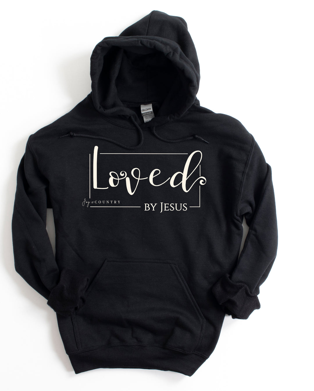 Loved By Jesus - Unisex Hoodie Sweatshirt - Joy & Country