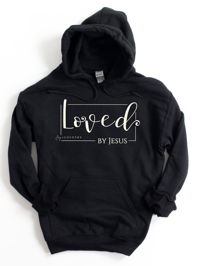 Loved By Jesus - Unisex Hoodie Sweatshirt - Joy & Country