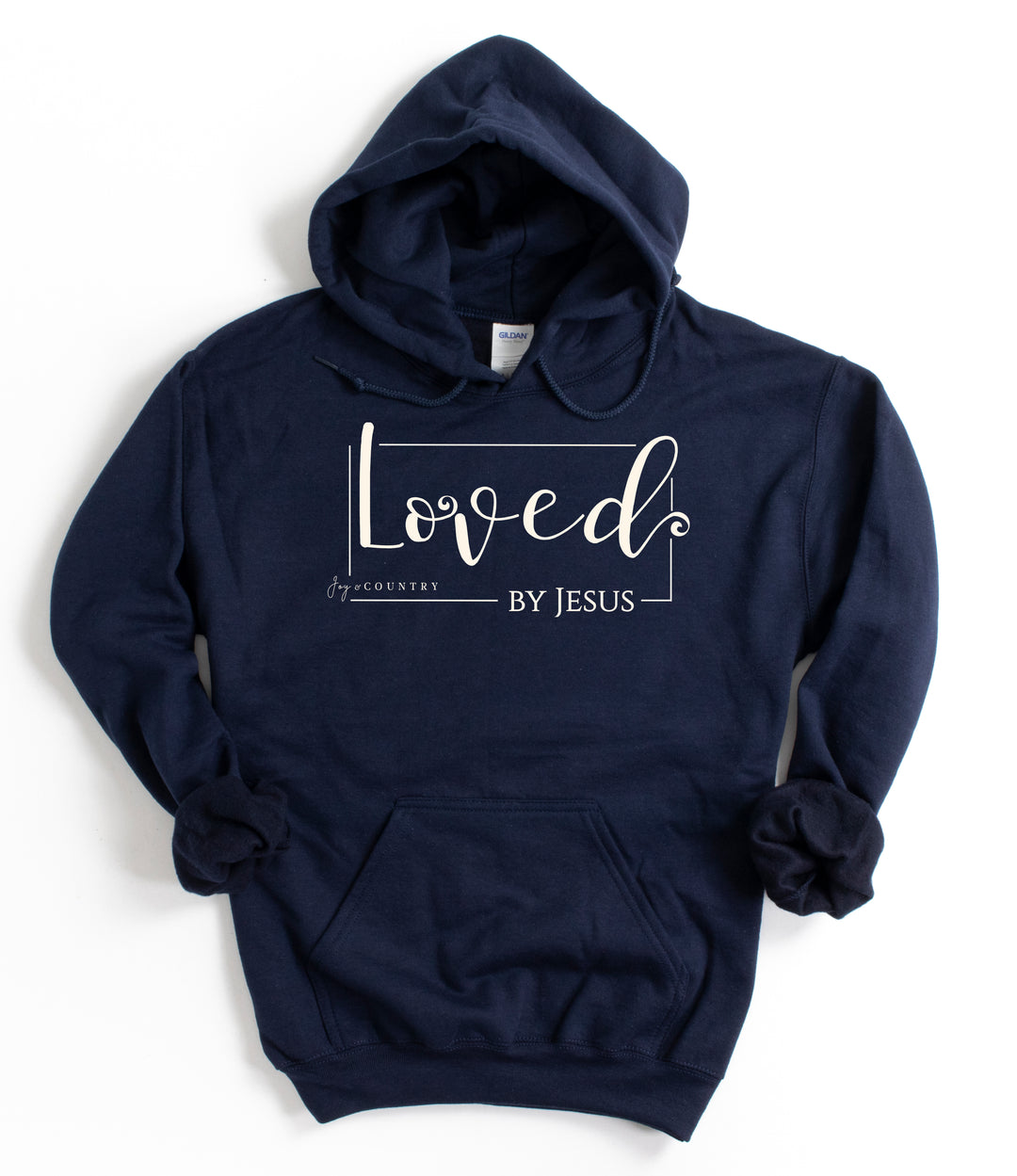 Loved By Jesus - Unisex Hoodie Sweatshirt - Joy & Country