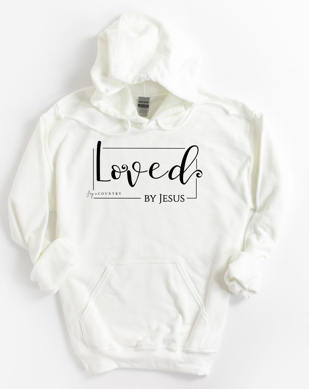 Loved By Jesus - Unisex Hoodie Sweatshirt - Joy & Country