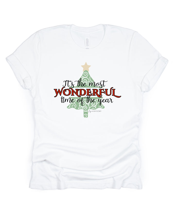 It's the Most Wonderful Time of the Year - Unisex Crew-Neck Tee - Joy & Country