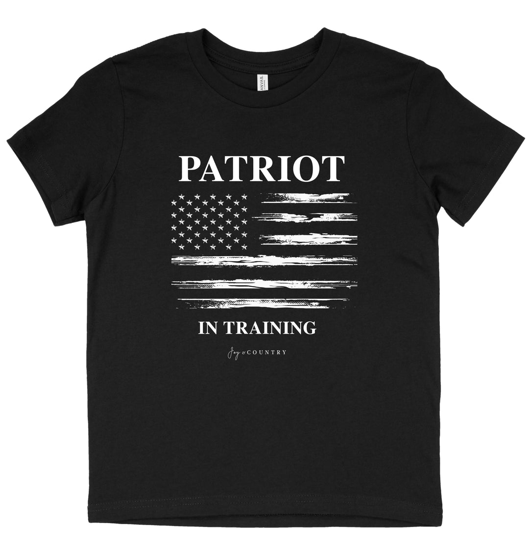 Patriot in Training - Youth Crew-Neck Tee (Youth size 6-20) - Joy & Country