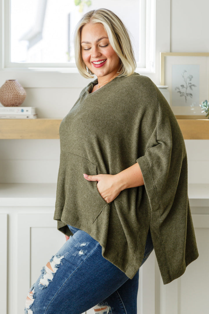 Cool Vibes Hooded Poncho
