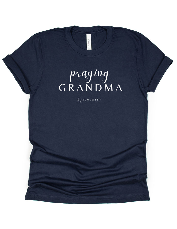 Praying Grandma - Unisex Crew-Neck Tee - Joy & Country