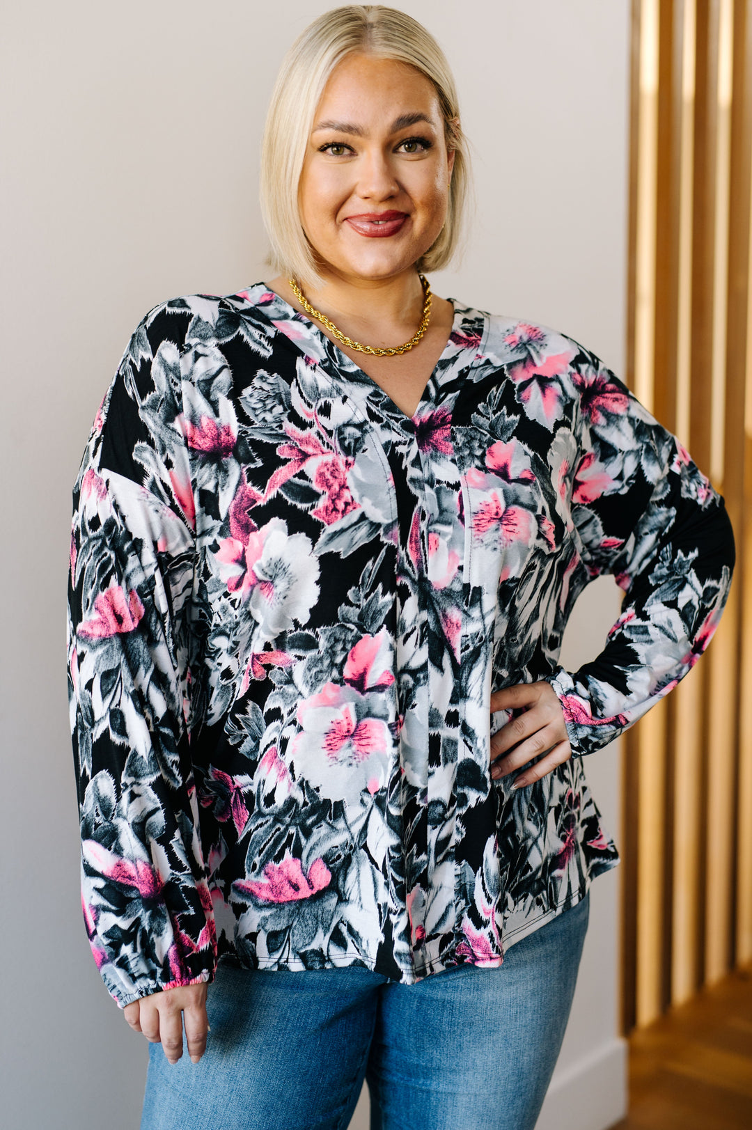 Elevate Your Look - V-Neck Top   Shirts & Tops Joy & Country