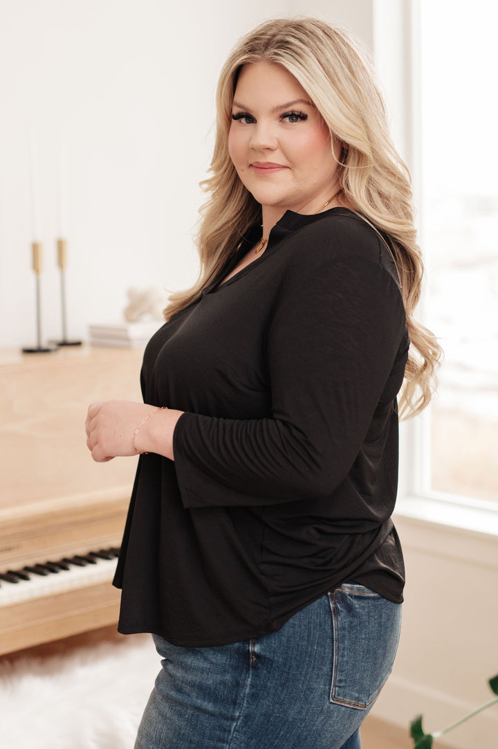 You're Worth It Top - Black - Joy & Country