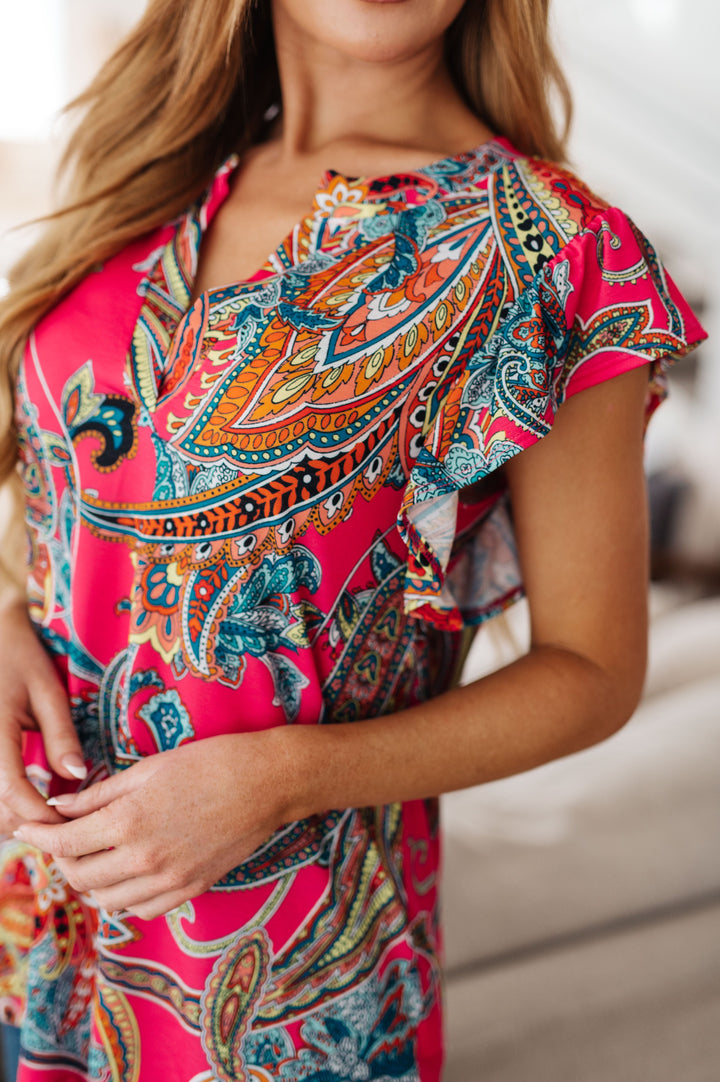 Style Upgrade Paisley Top
