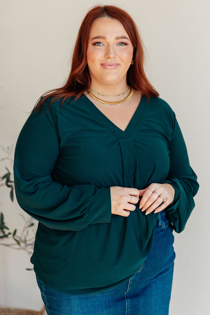 Sweetest Song Balloon-Sleeve Top - Joy & Country