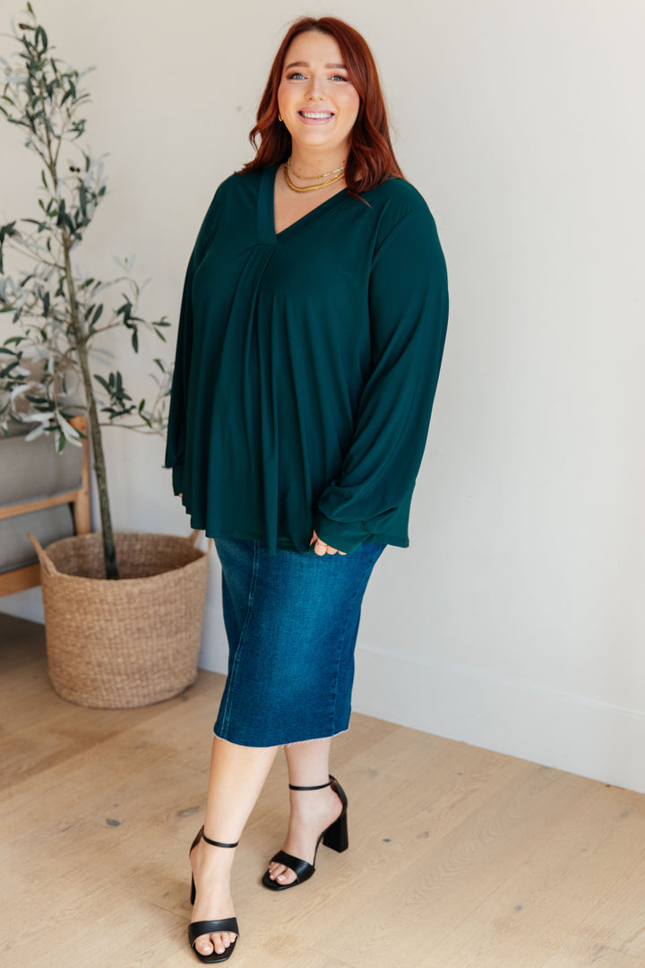 Sweetest Song Balloon-Sleeve Top - Joy & Country