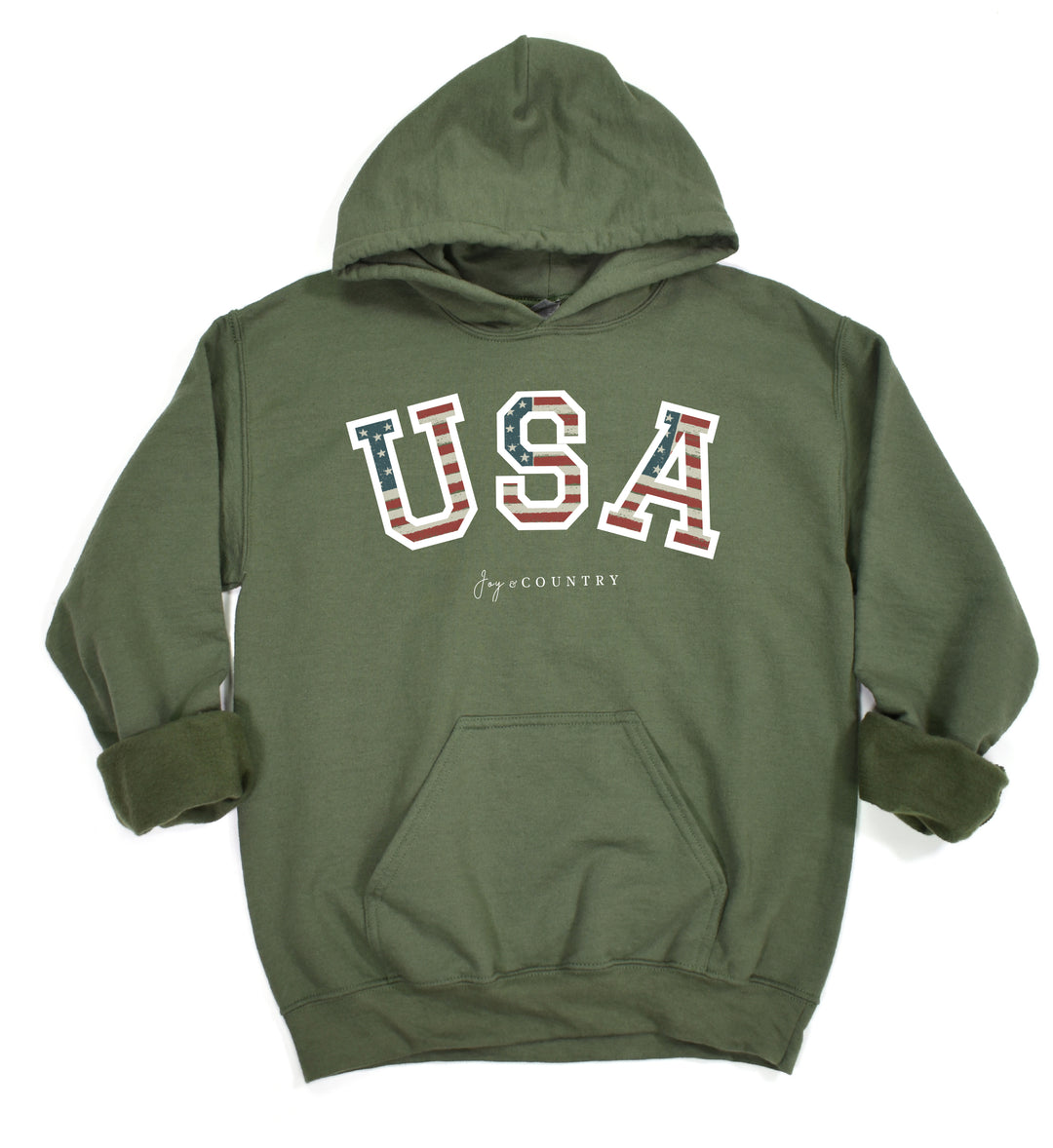 USA Patriotic - Unisex Hoodie Sweatshirt - Joy & Country