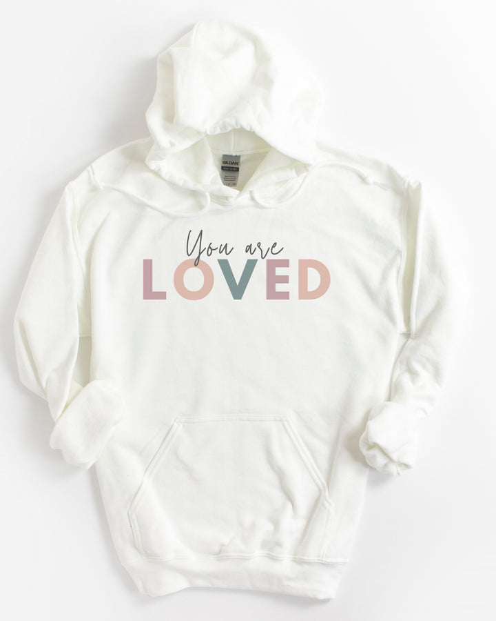 You Are Loved - Unisex Hoodie Sweatshirt - Joy & Country