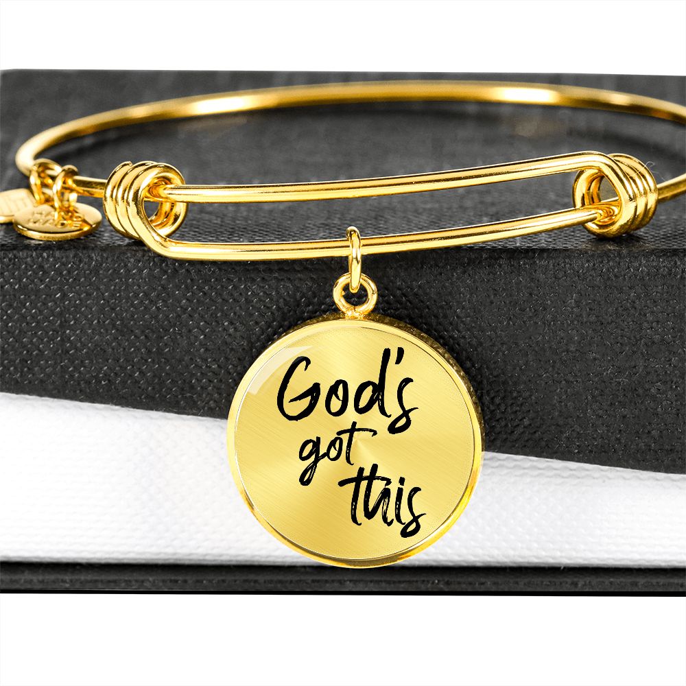 God's Got This Bangle Bracelet - Engravable   Bracelets Joy & Country