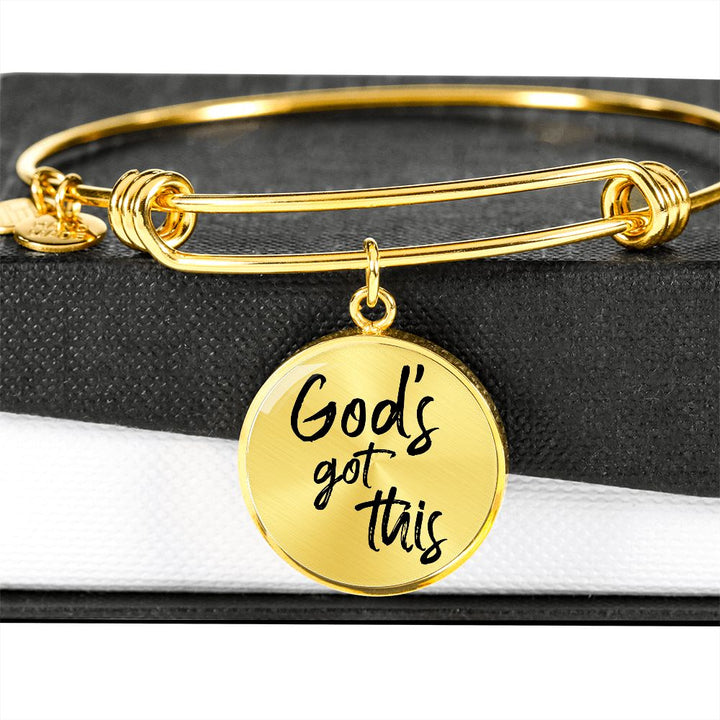God's Got This Bangle Bracelet - Engravable   Bracelets Joy & Country
