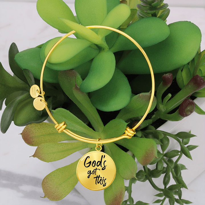 God's Got This Bangle Bracelet - Engravable   Bracelets Joy & Country