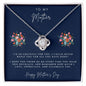 To My Mother - Happy Mother's Day - Love Knot Necklace   Necklaces Joy & Country