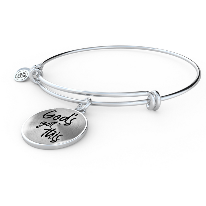God's Got This Bangle Bracelet - Engravable   Bracelets Joy & Country