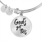 God's Got This Bangle Bracelet - Engravable   Bracelets Joy & Country