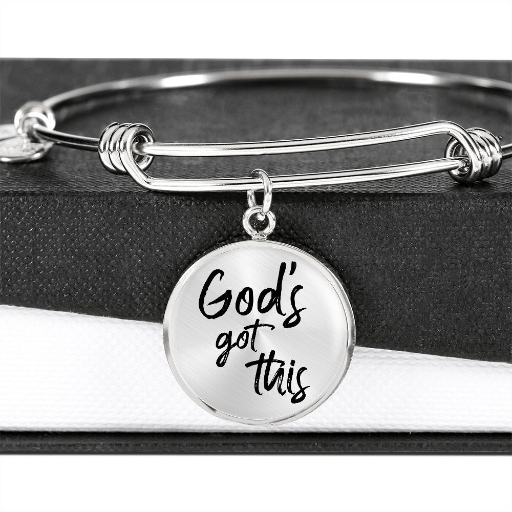 God's Got This Bangle Bracelet - Engravable   Bracelets Joy & Country