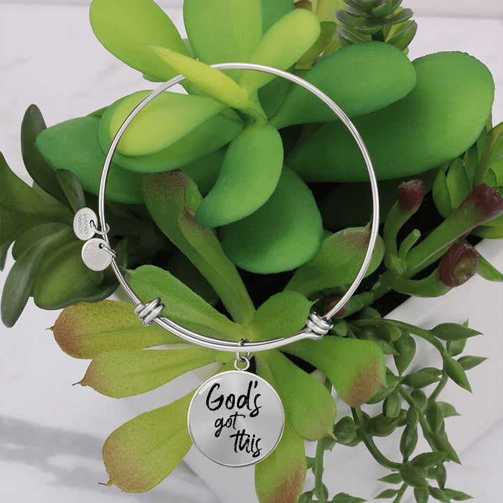 God's Got This Bangle Bracelet - Engravable   Bracelets Joy & Country