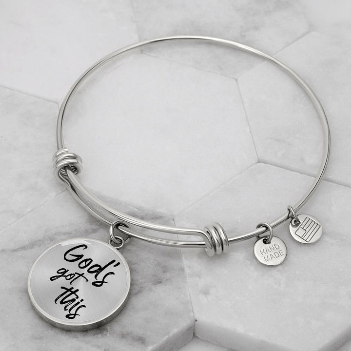 God's Got This Bangle Bracelet - Engravable   Bracelets Joy & Country