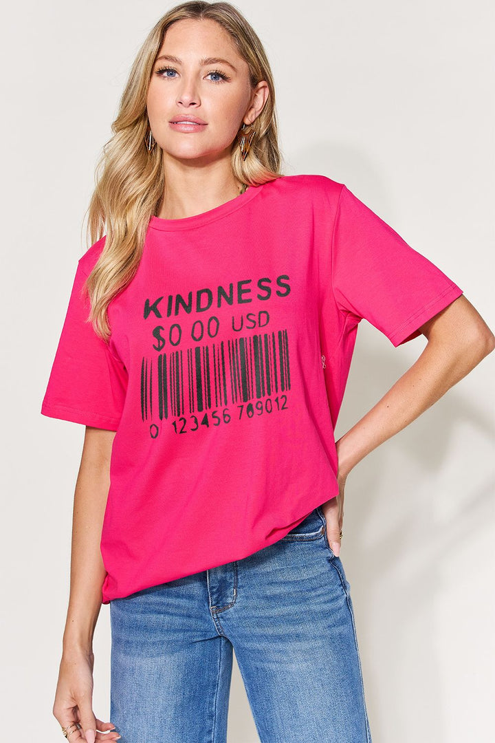 KINDNESS is Free Relaxed Crew-Neck Tee