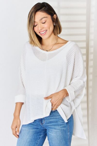 Easy Breezy Waffle-Knit Top - Joy & Country
