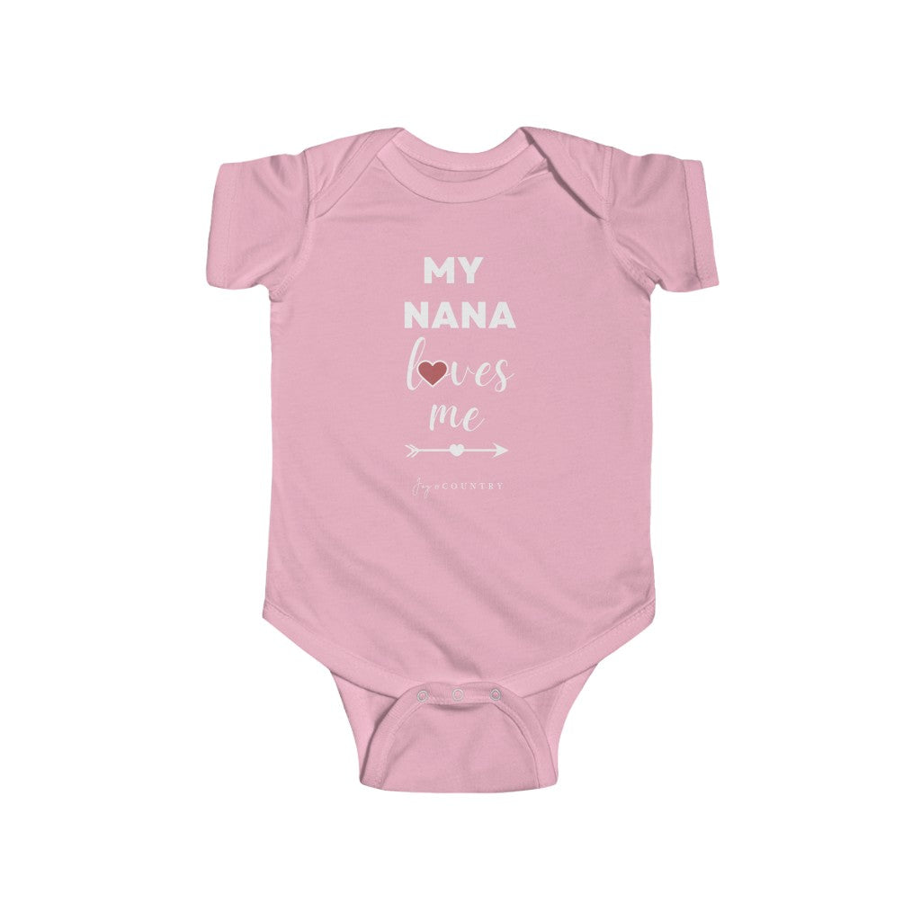 My Nana Loves Me - Infant - Fine Jersey Bodysuit - Joy & Country