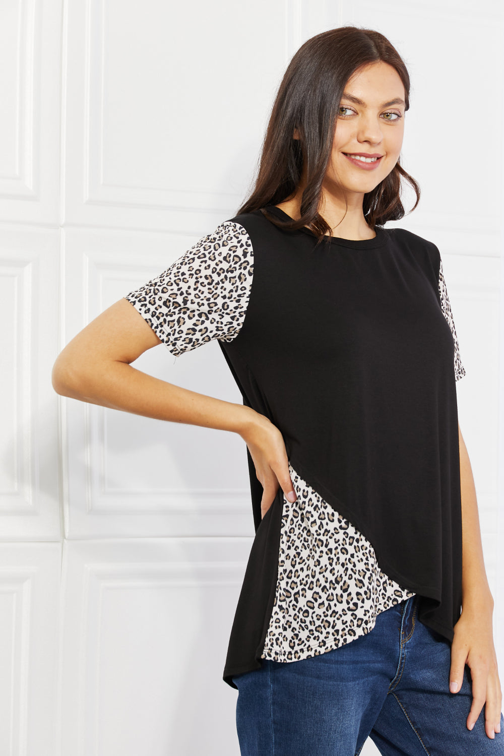 Bold Contrast Top