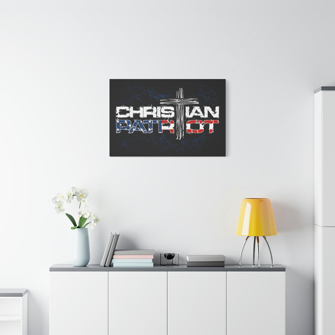 Christian Patriot - Stretched, 1.25" Canvas Art