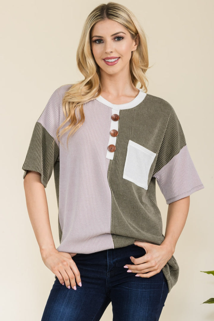 Wait For It Ribbed Top - Joy & Country